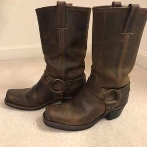 Frye harness boots